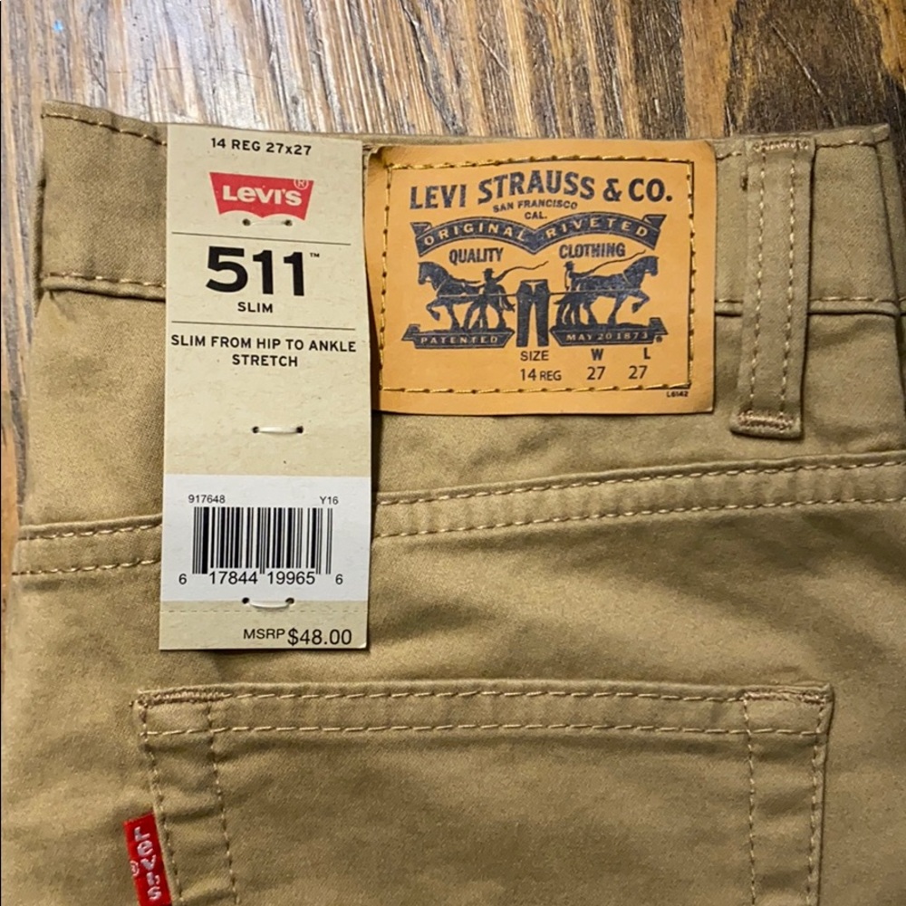 Youth 511 Levi’s Khaki